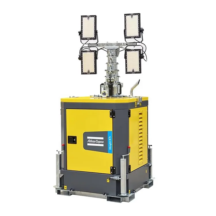 Atlas Copco LED Light Tower Hilight သည် ဆောက်လုပ်ရေးနှင့် Event Lighting ပရောဂျက်များအတွက် မည်သည့် Core အားသာချက်များ ရှိသနည်း။